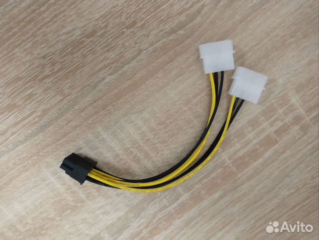 2 molex 8 pin переходник питания для видеокарты  в Красноярске .