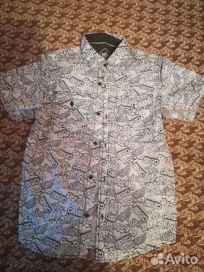 Рубашка подростковая летняя