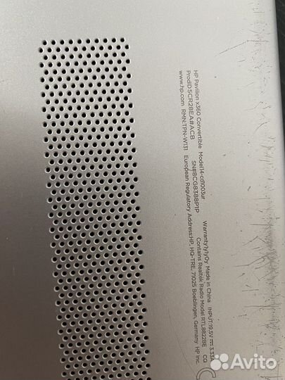 Ноутбук hp i7,MX130,12GB