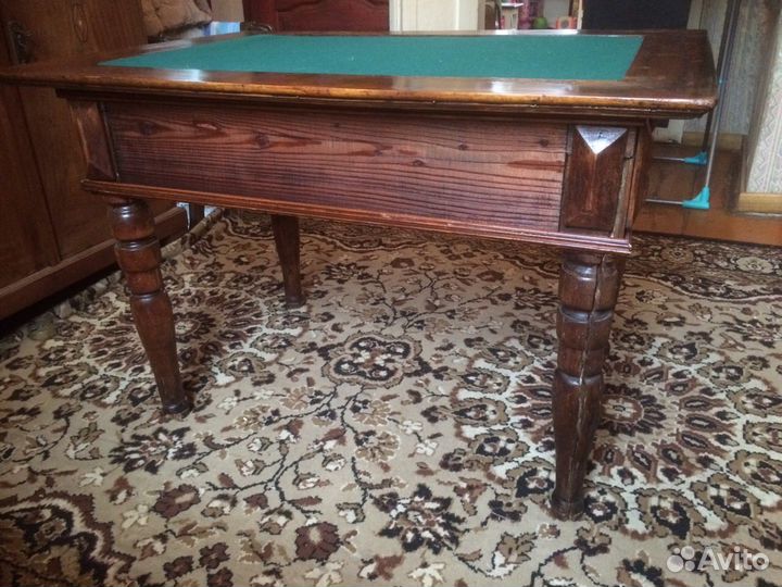 Стол ломберный.Дуб,сукно. Начало 20 века