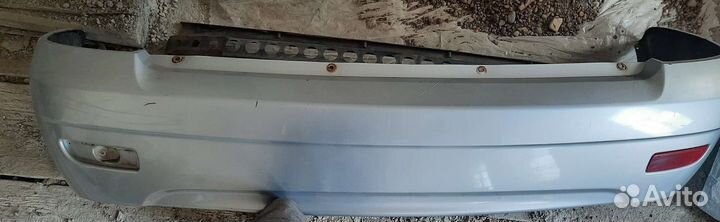 Бампер задний приора 1 снежная королева