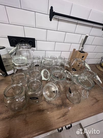 Стеклянные баночки