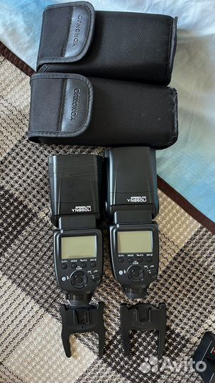 Вспышки yongnuo yn860li с аккумуляторами 2шт