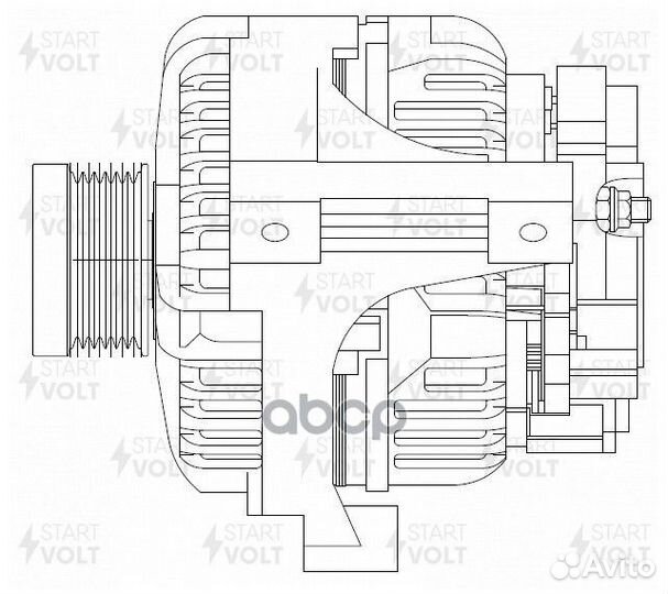Генератор volvo XC90 02- LG1011 startvolt