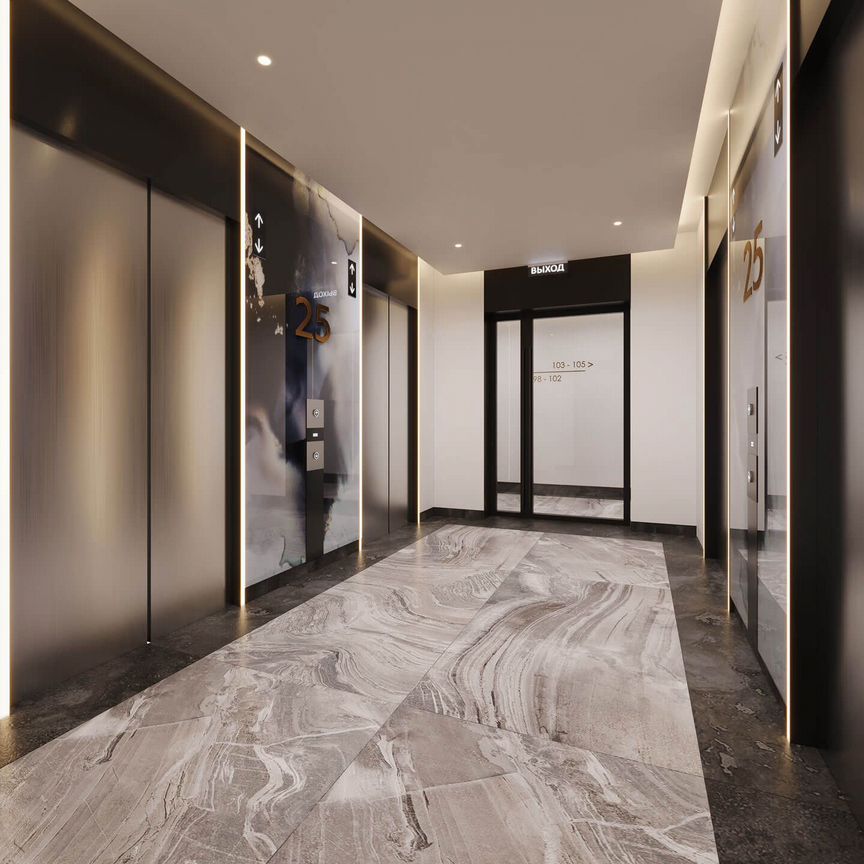 1-к. квартира, 54,2 м², 46/52 эт.