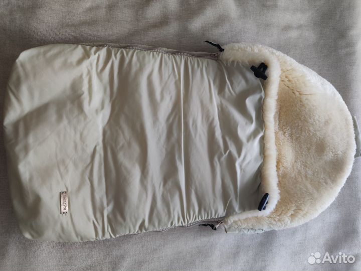 Меховой конверт в коляску овчина Mansita