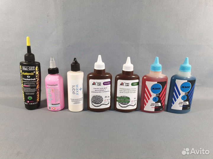 Смазки для цепи велосипеда (парафин, масло)