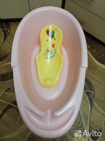 Ванночка для купания с горкой