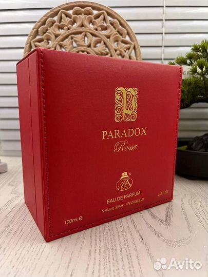 Paradox Rossa 100 ml оригинальный тестер