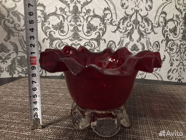 Конфетница. Стеклозавод Красный Май