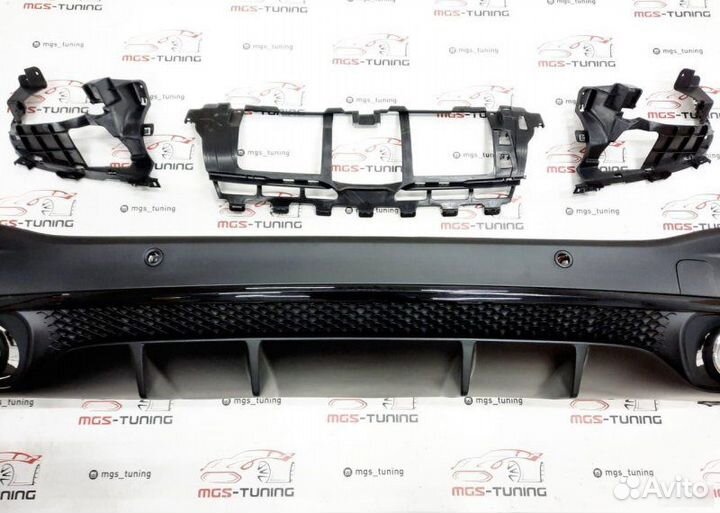 Диффузор с Chrome насадками 53 на GLS-Class X167
