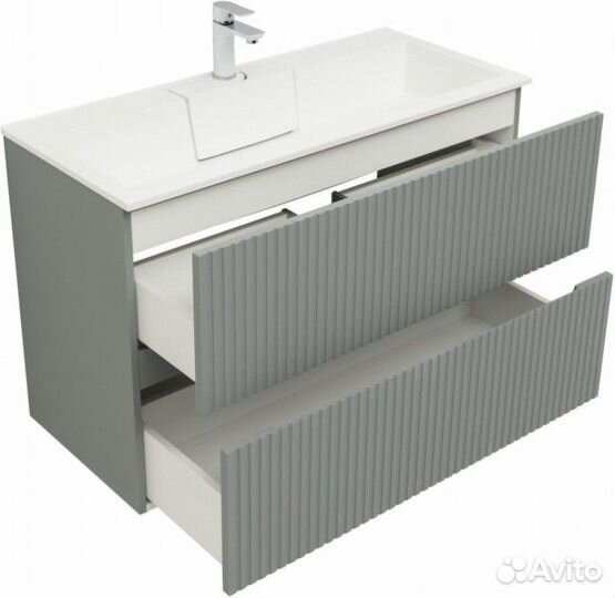 Мебель для ванной Aquanet Джейн 100 Фортуна мисти грин