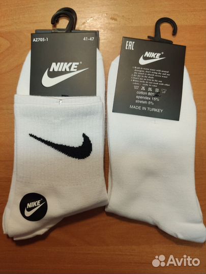 Носки Nike мужские средние. Женские носки Nike