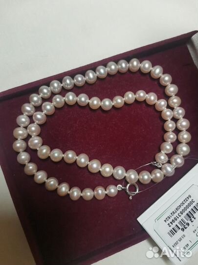 Бусы из натурального жемчуга