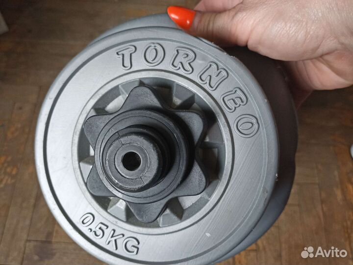 Гантели Торнео, блины