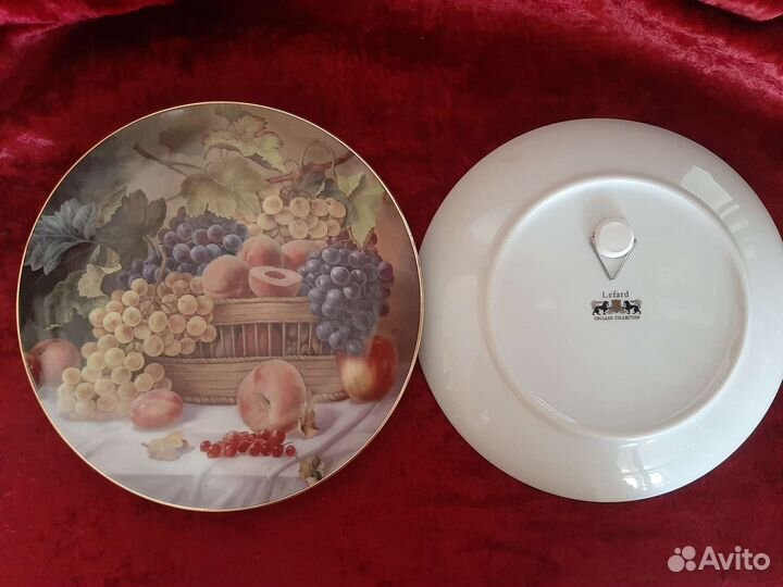Коллекционные тарелки lefard и к ним два подарка