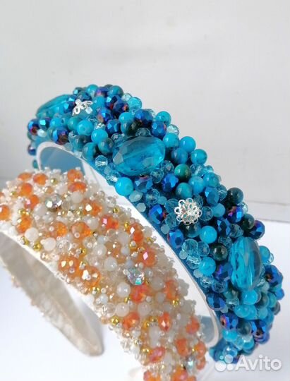 Ободок для волос ручной работы