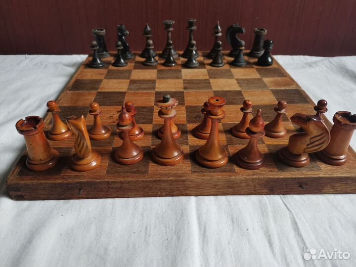 Шахматы старинные деревянные СССР