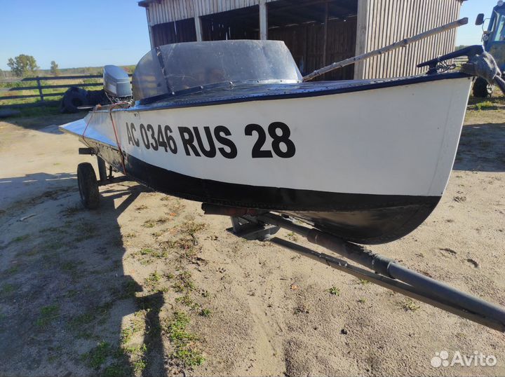 Лодка Казанка с мотором