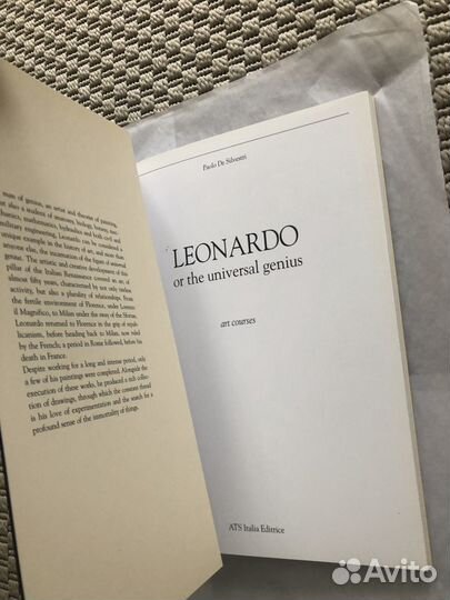 Книга-альбом Leonardo da Vinci на англ