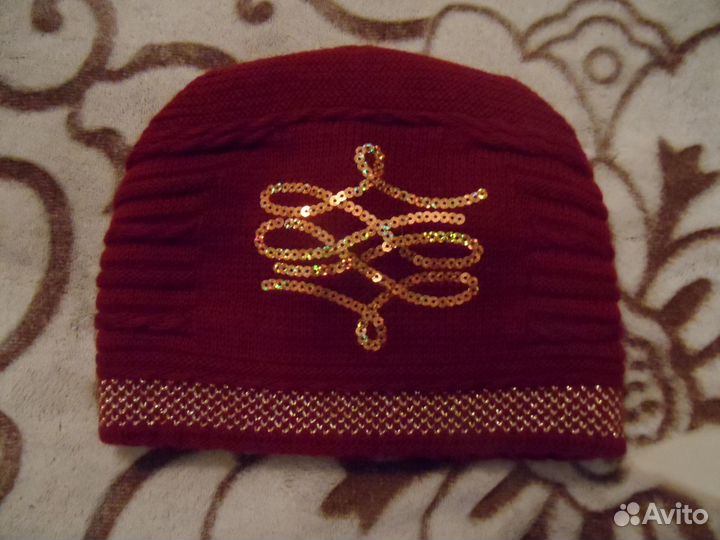 Шапки, пуховые варежки