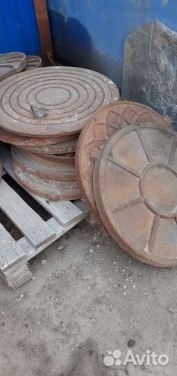 Люк канализационный чугунный