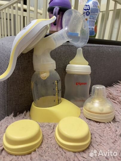 Молокоотсос ручной и бутылочка
