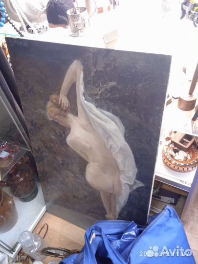Картина маслом обнаженная