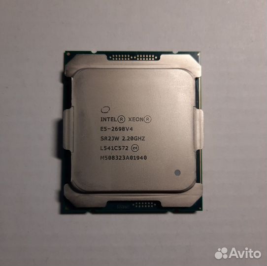 Intel Xeon E5-2698v4 2.2GHz LGA2011-3 SR2JW 20ядер