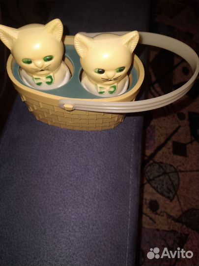 Детские игрушки котята пищалка СССР