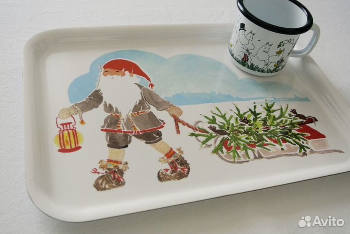 Поднос икеа (рождественский)