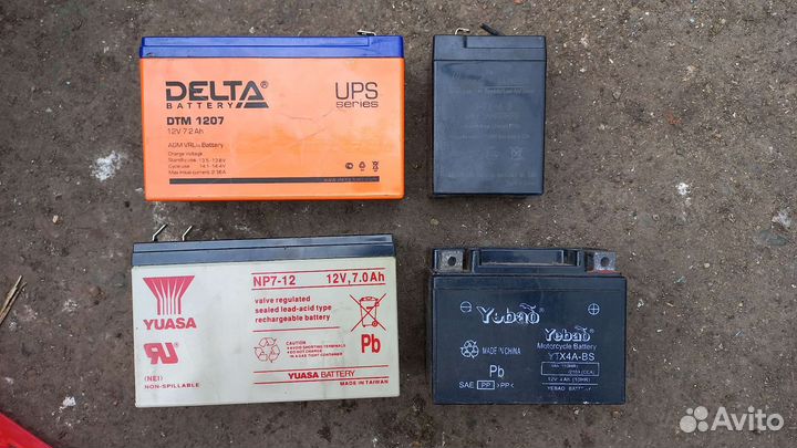 Радиодетали блока питания и аккумуляторы к ним