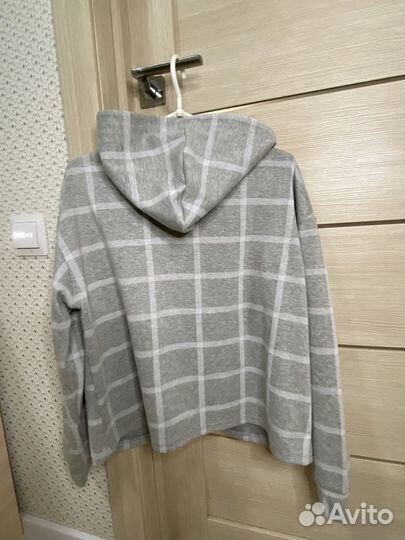 Школьный костюм женский серый в клетку с юбкой