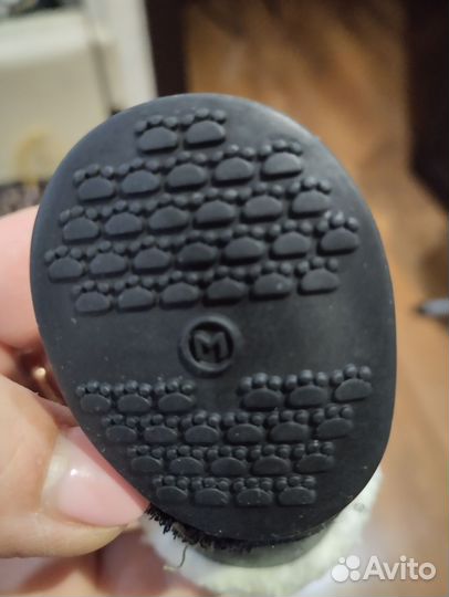 Ботинки резиновые с мехом на липучках для собак