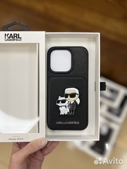 Чехол Karl&Lagerfeld на iPhone 15 Pro/15 Pro Max