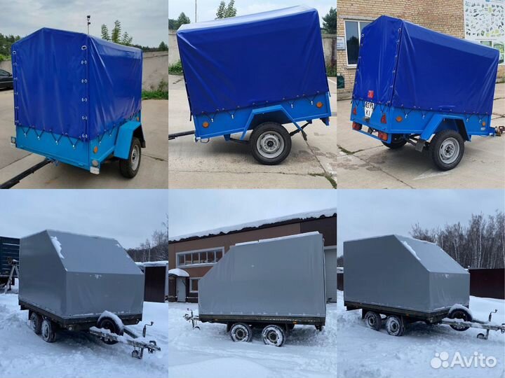 Тент на легковой прицеп