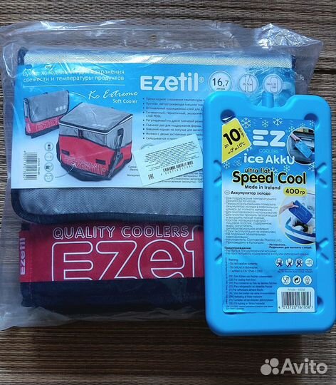 Сумка-термос Ezetil Keep Cool Extreme 16 Red + акк