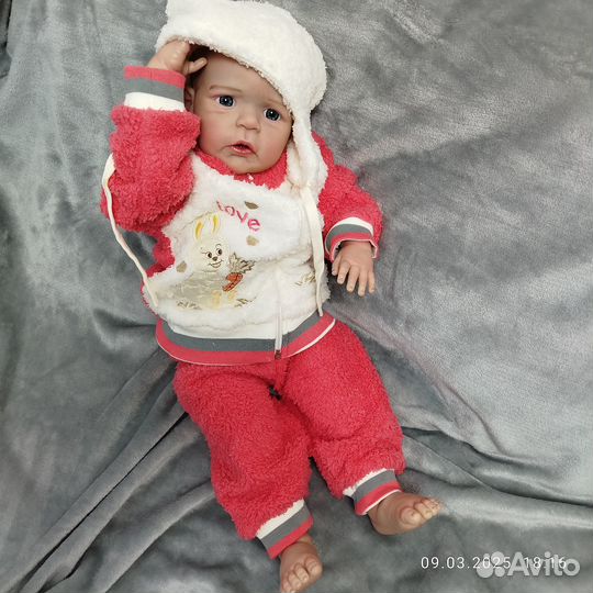 Кукла Реборн Сенди, мягконабивная