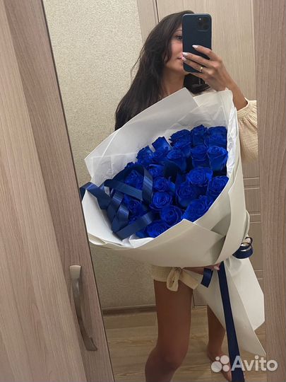 Синие розы,букеты,розы