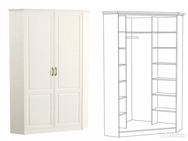 Шкаф угловой