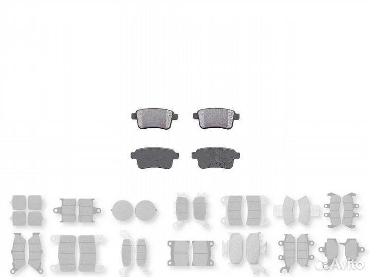 Колодки Renault Kangoo I, II 05, Kangoo Express I