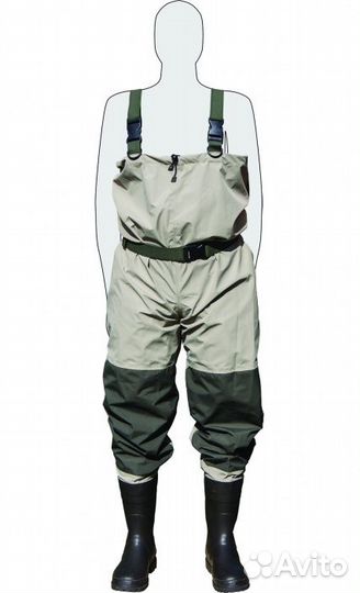 Вейдерсы Envision мембранные дышащие с сапогом XXL