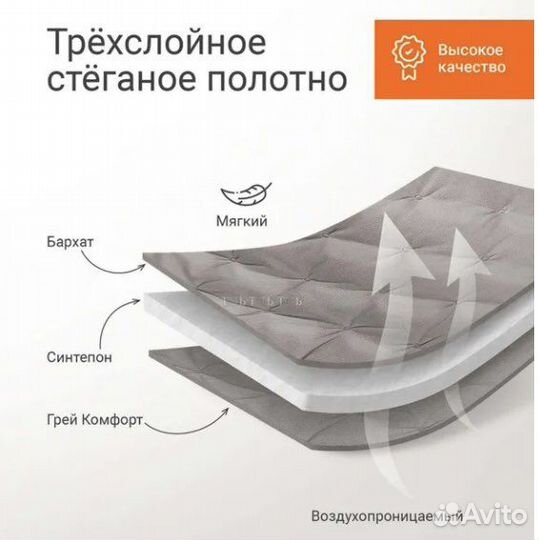 Покрывало с двум наволочками новое цвет графит