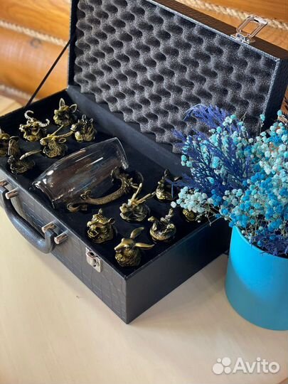 Рюмки-стопки на подарок в кейсе