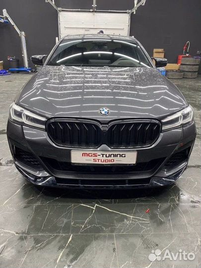 Губа в стиле M-Performance BMW 5 Series G30 рест