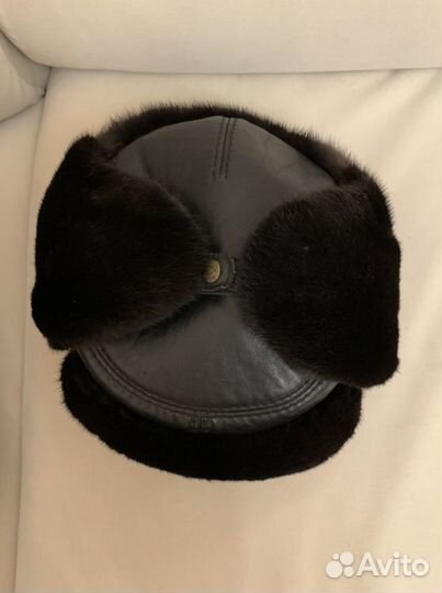 Норковая шапка мужская размер 58