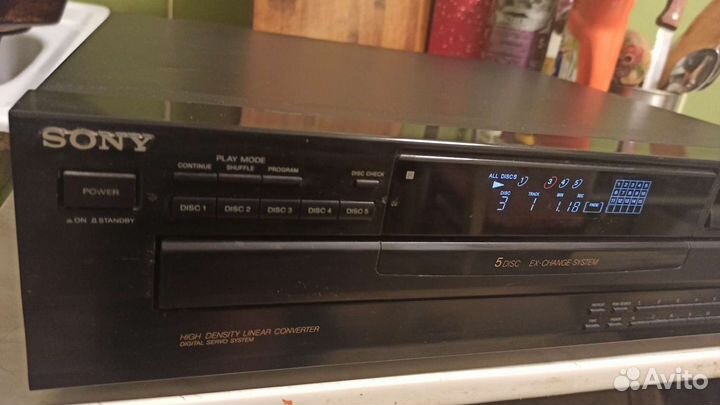 Cd проигрыватель sony CDP C365