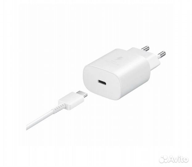 Сзу для Samsung + кабель USB Type-C, 25 Вт