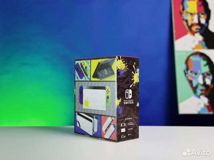 Nintendo Switch 64Гб (oled), Splatoon 3 Edition