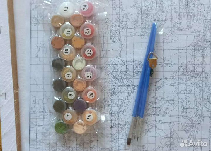 Картина по номерам новая